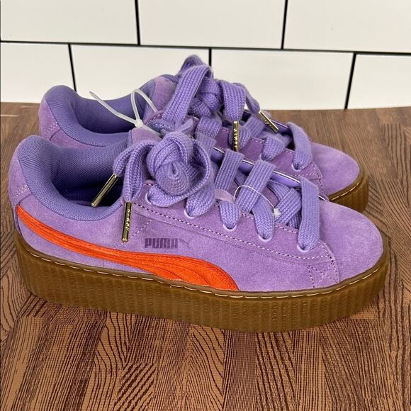NWOT Puma Fenty Rihanna Creeper Lavender Purple Women’s Size 7.5 Platform Shoes - Picture 1 of 7